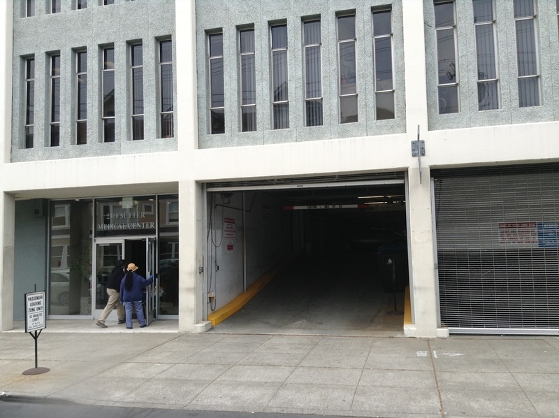 Street view of 2300 Sutter Garage