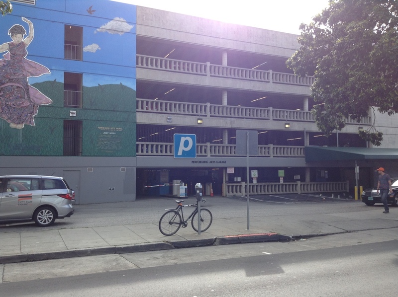 Street view of Performing Arts Garage