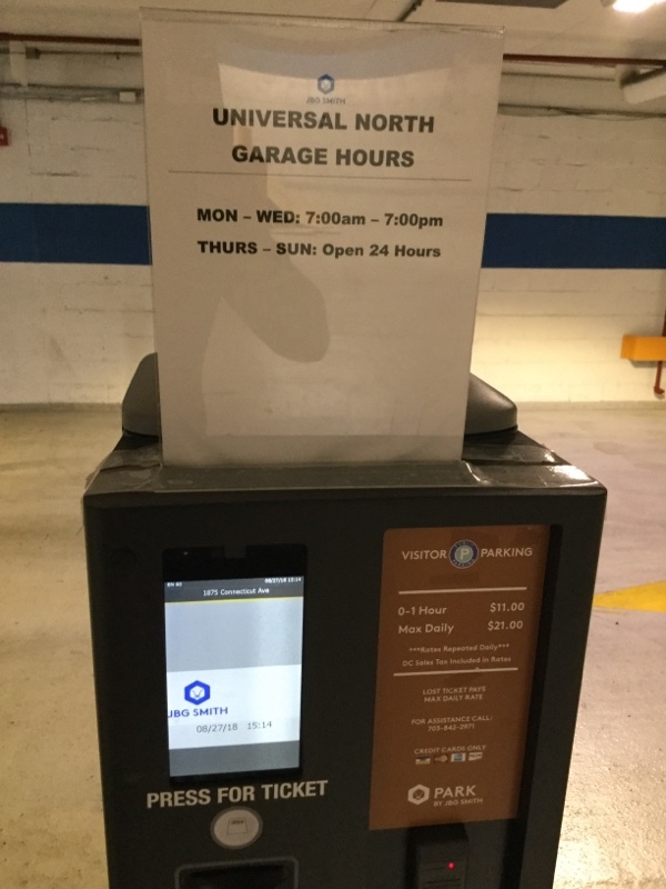 Street view of Universal North Garage