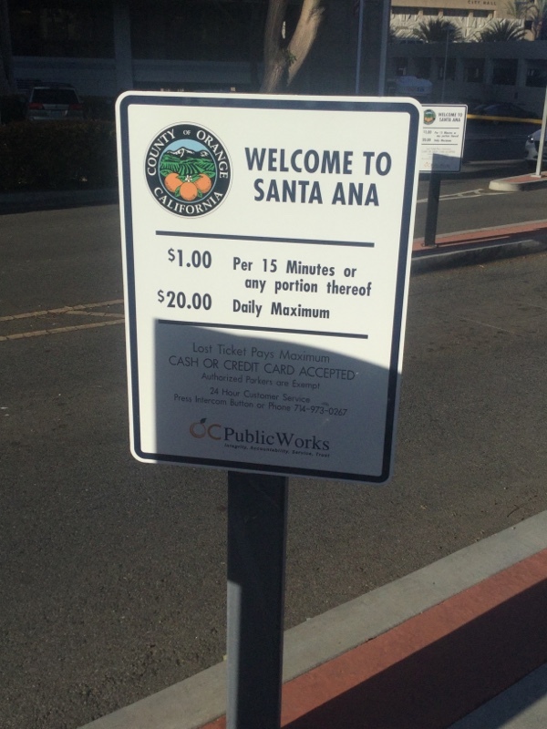 Street view of P6 / Appellate Court Parking Structure