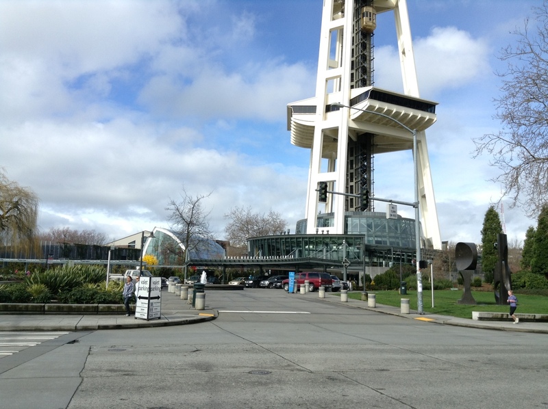 Street view of Space Needle