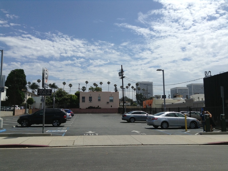 Street view of Lot 652 - Butler & Santa Monica Parking Lot
