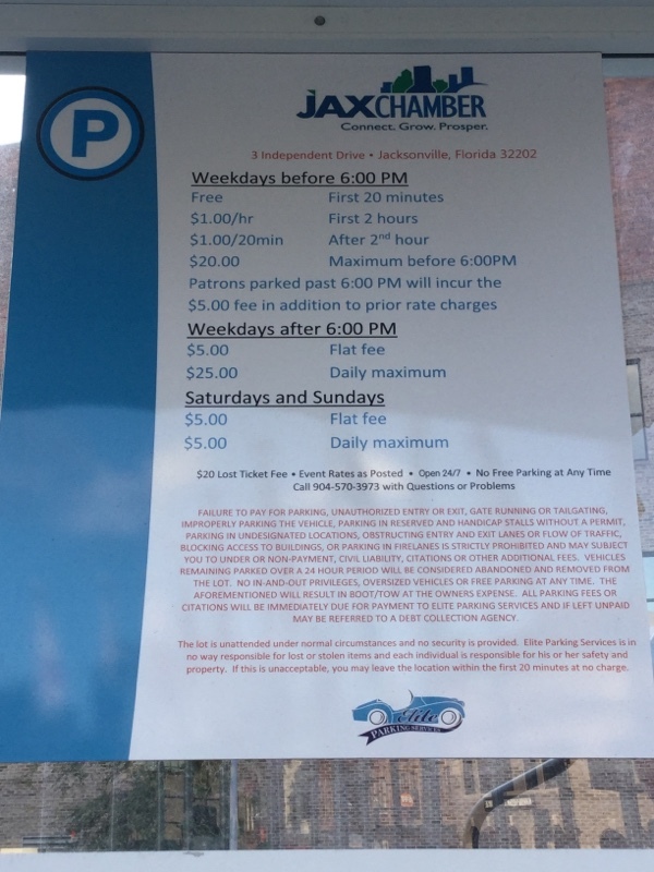 Street view of Jax Chamber