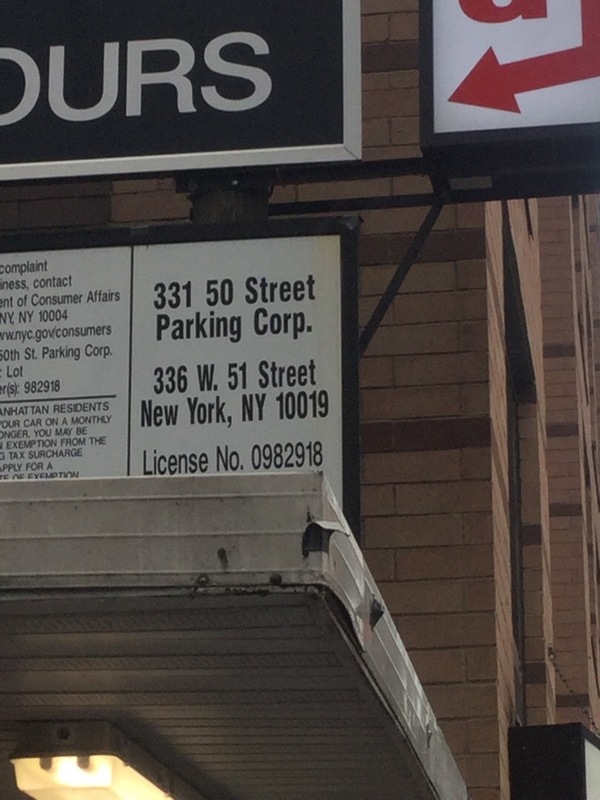 Street view of 331 50th St. Parking Corp.