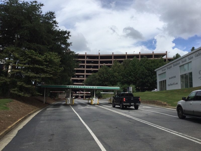 Street view of Promenade Parking Garage