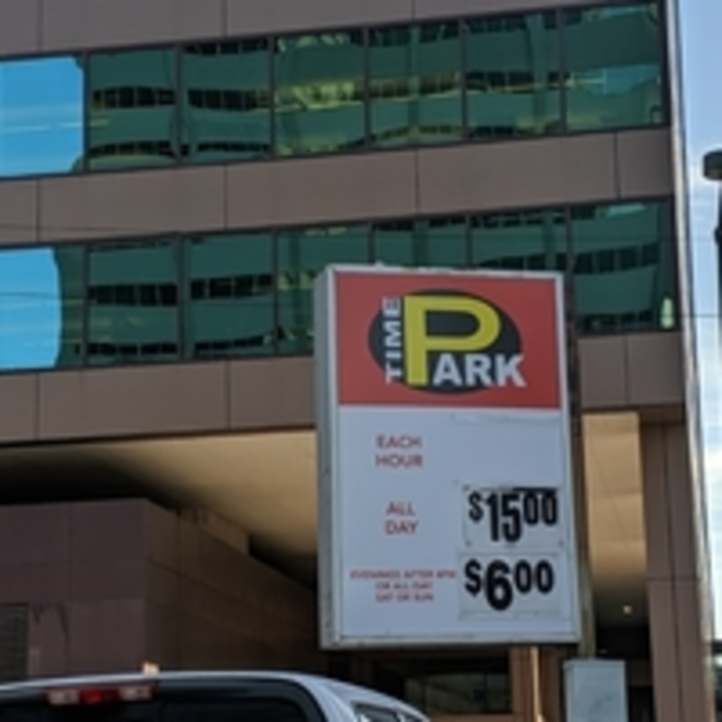 Street view of 18th & Lincoln Lot