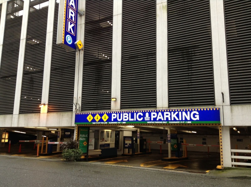 Street view of Lot 102 - Bentall Centre Thurlow Parkade