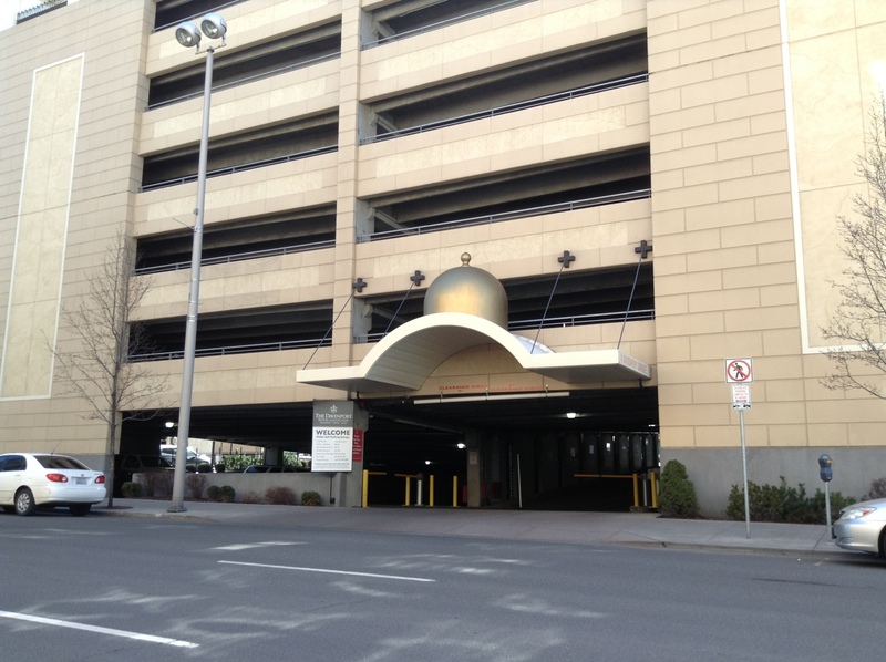 Street view of Davenport Hotel