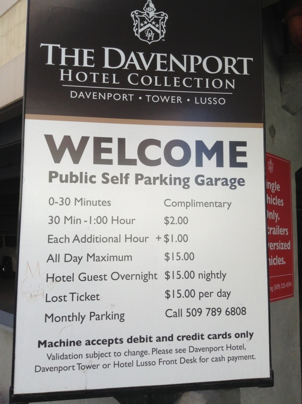 Street view of Davenport Hotel