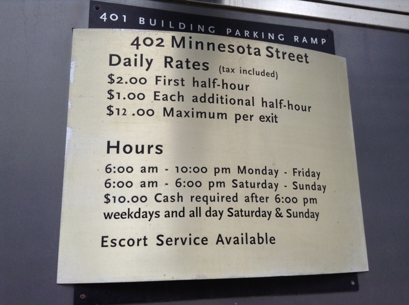 Street view of Building Parking Ramp