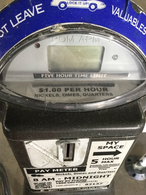 Street view of City Hall Garage Level 1