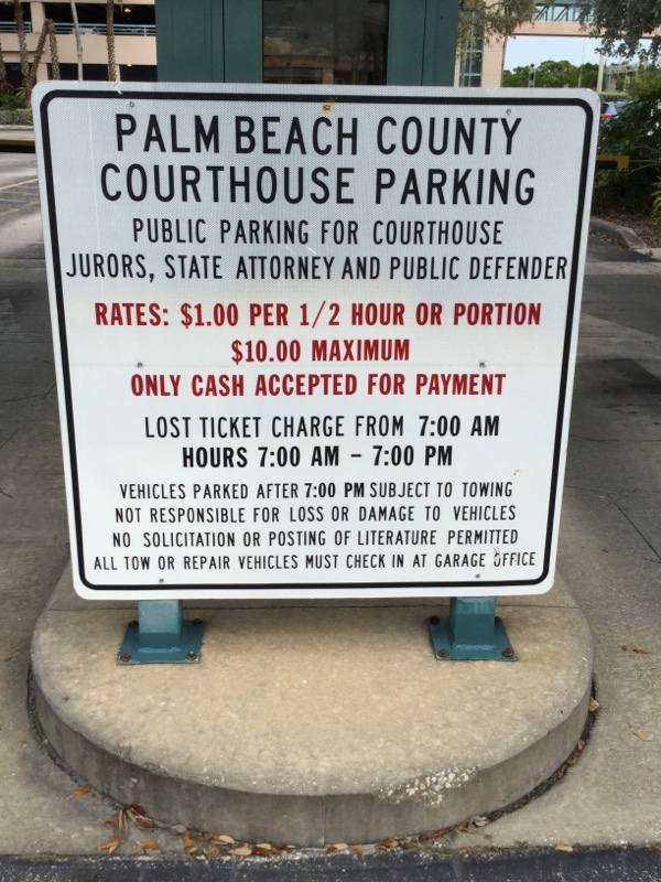 Street view of Judicial Center Garage