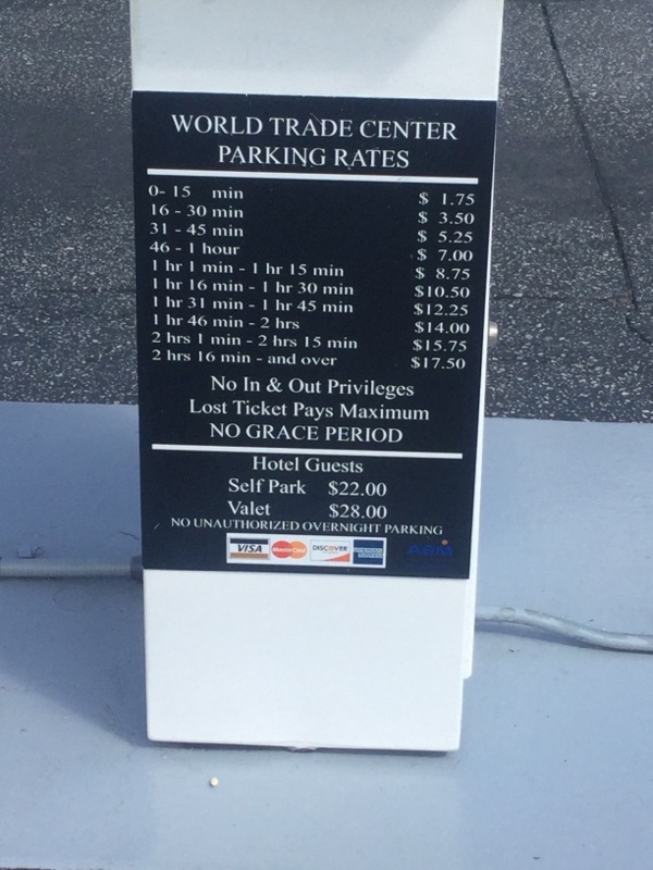 Street view of World Trade Center - Hilton