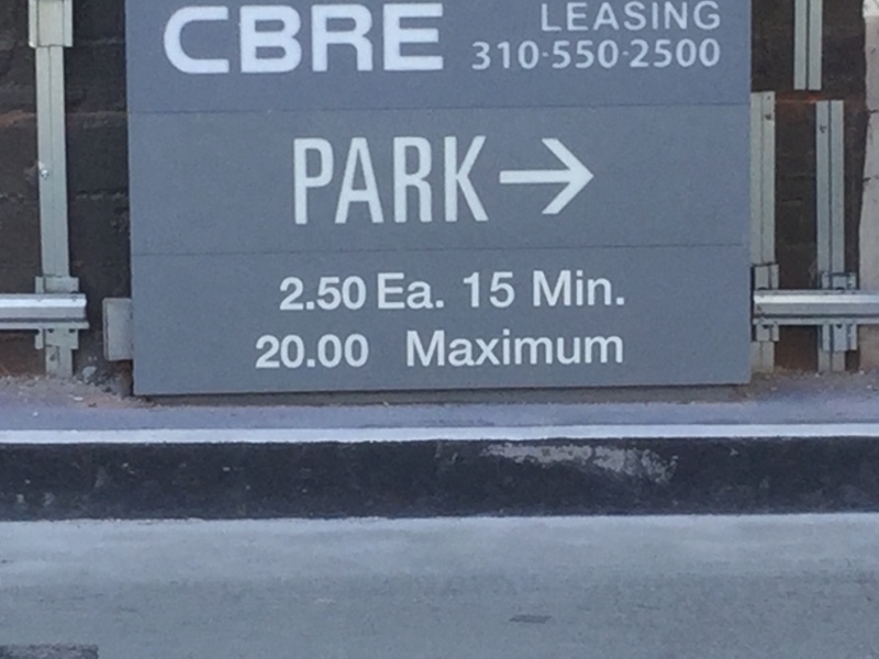 Street view of Wilshire Parking Garage