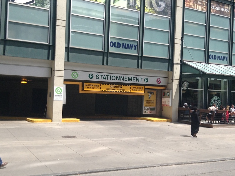 Street view of Eaton Centre