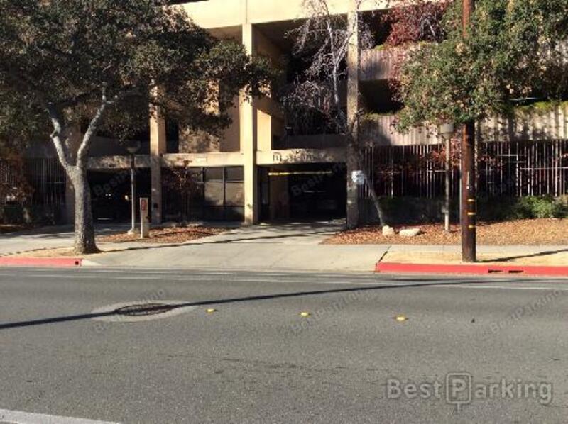Street view of North Wilson Parking Structure