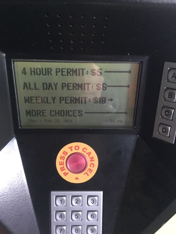 Street view of North Wilson Parking Structure