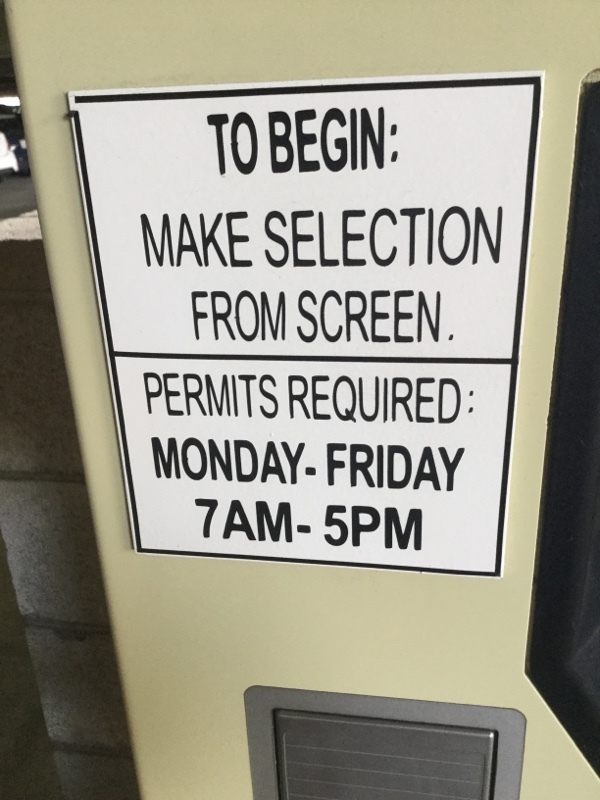 Street view of North Wilson Parking Structure