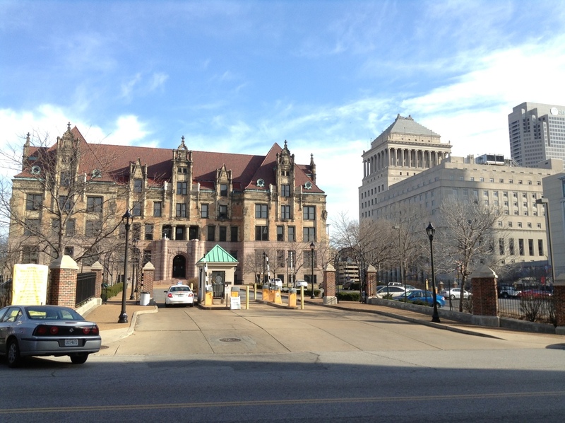 Street view of City Hall Lot