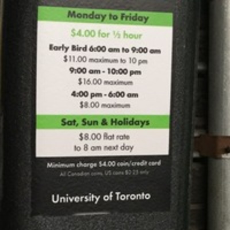 Street view of O.I.S.E. Parking Garage