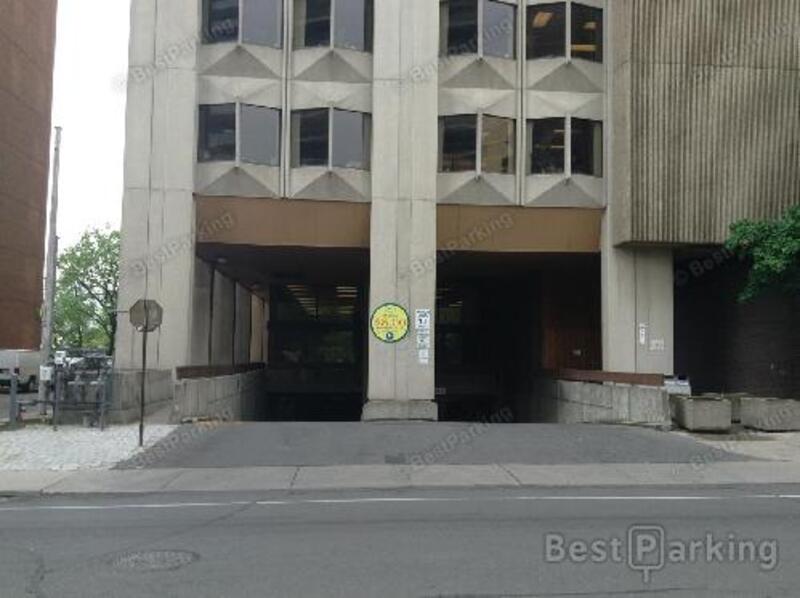 Street view of O.I.S.E. Parking Garage