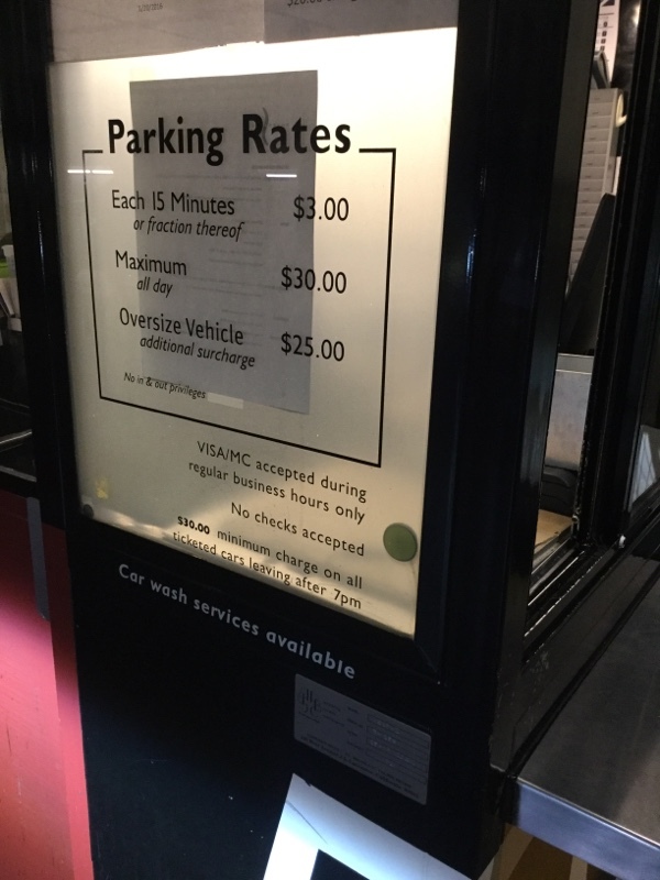 Street view of 50 California Street Garage