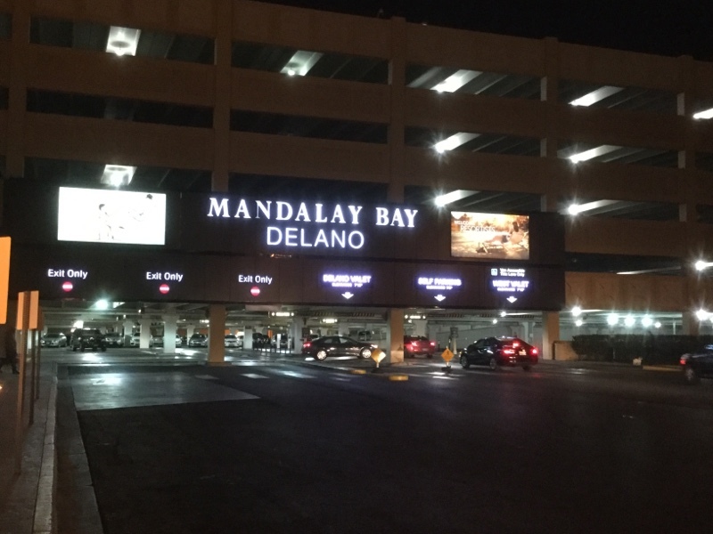 Street view of Mandalay Bay Hotel & Casino