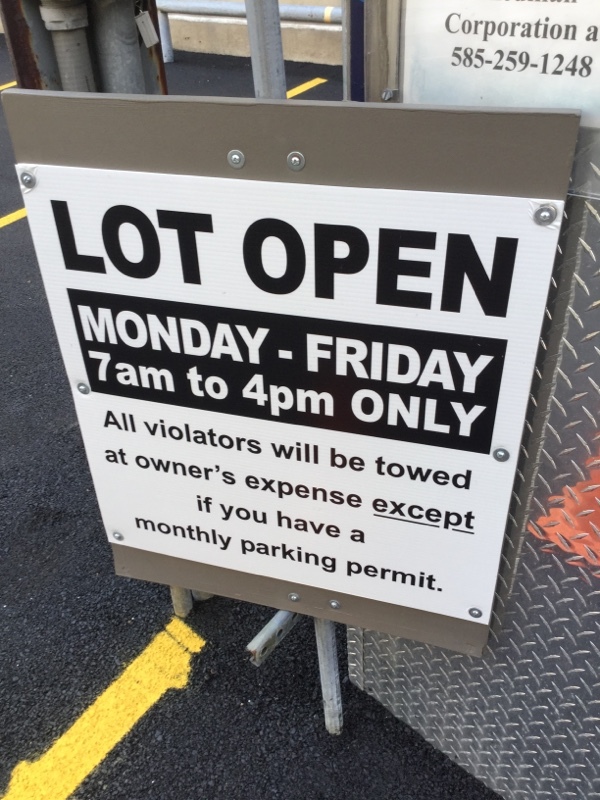 Street view of East Ave Lot