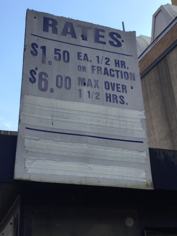 Street view of East Ave Lot