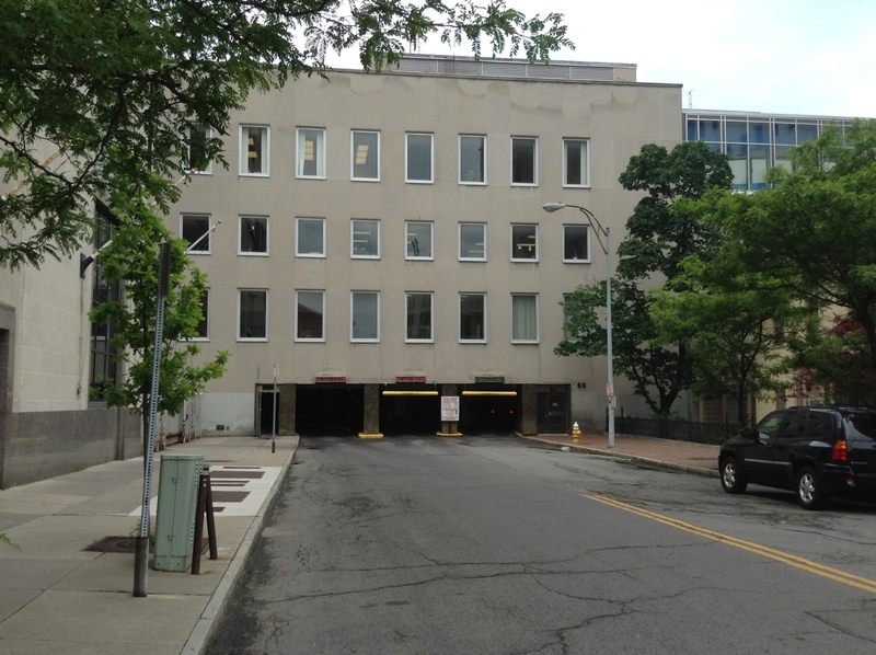 Street view of Civic Center Garage