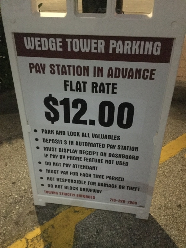 Street view of Wedge Tower Lot