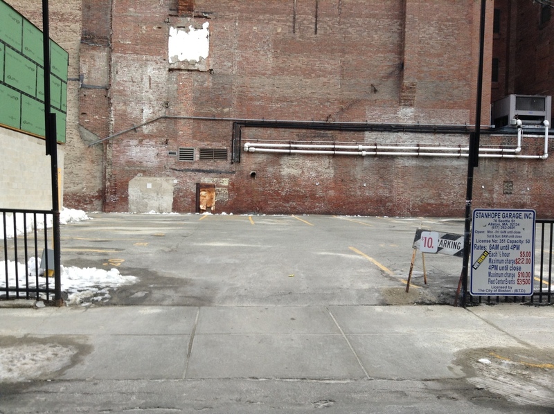 Street view of Lancaster St Lot