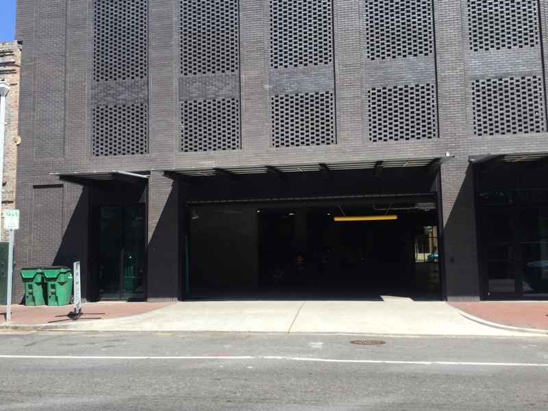 Street view of Fulton St Parking Garage