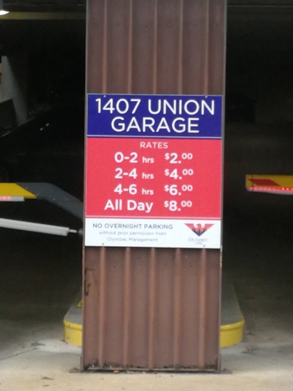 Street view of 1407 Union Garage