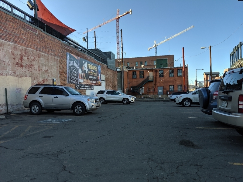 Street view of 1400 20th Street Lot