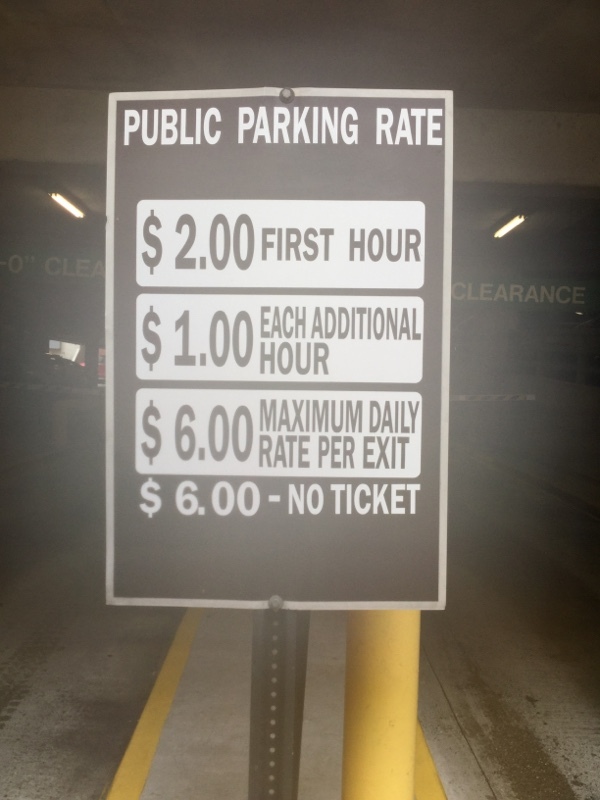 Street view of University Boulevard Deck