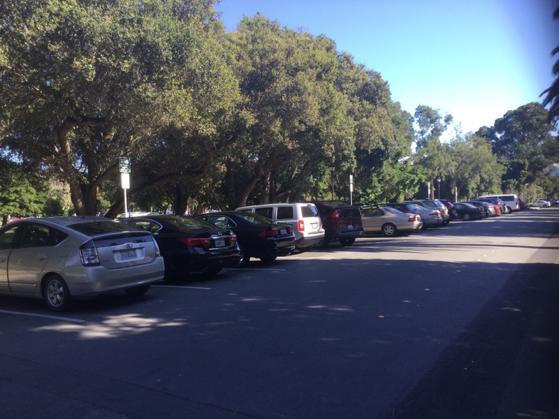 Street view of Lomita Dr. Parking Lot