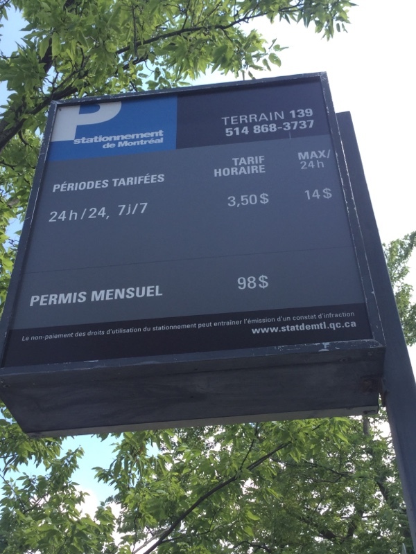 Street view of Terrain 139 Sherbrooke Est