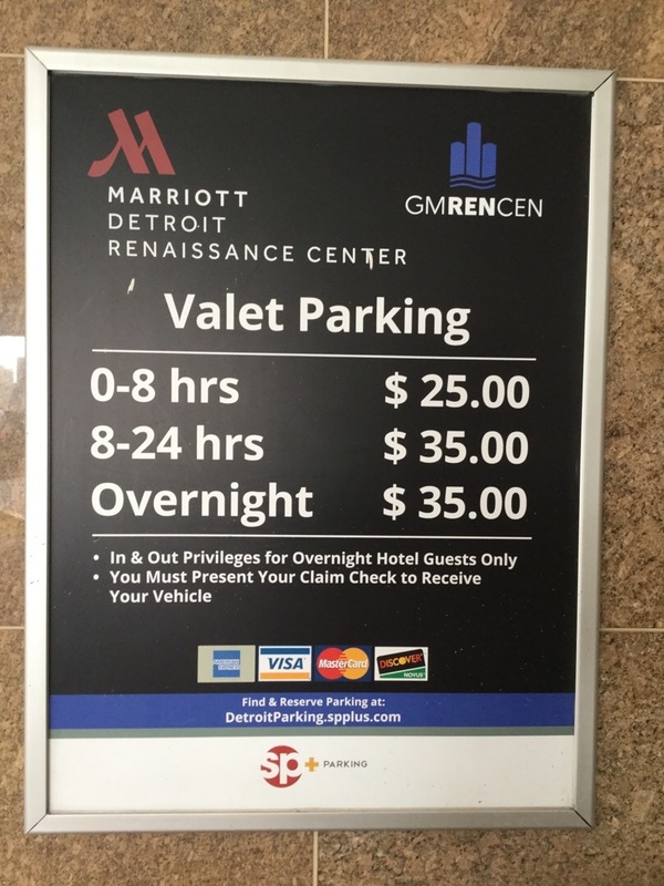 Street view of Marriott Valet