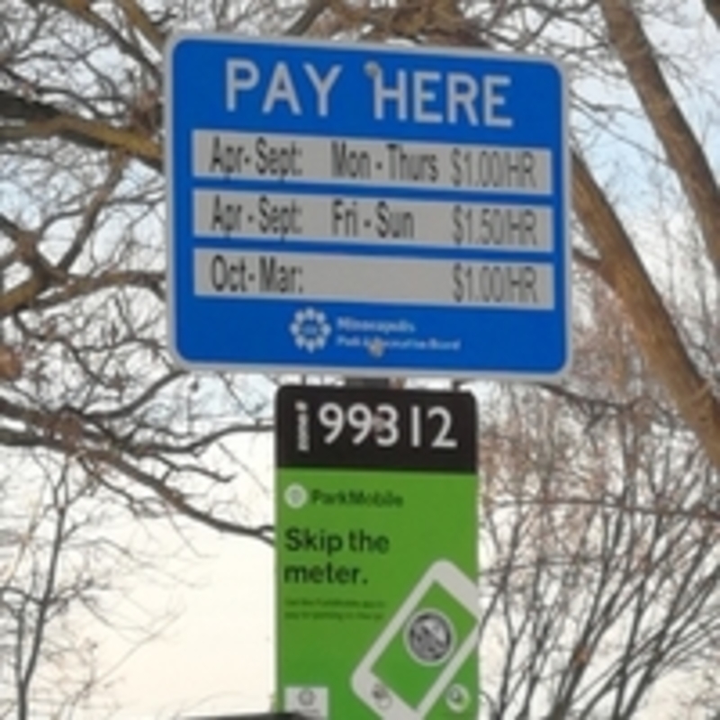 Street view of Minnehaha 5201 Pay Parking Lot
