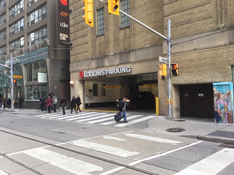 Street view of Loblaws Maple Leaf Gardens Parking