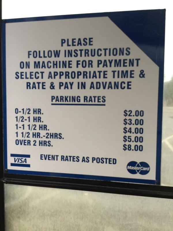 Street view of W 10th St Parking Lot