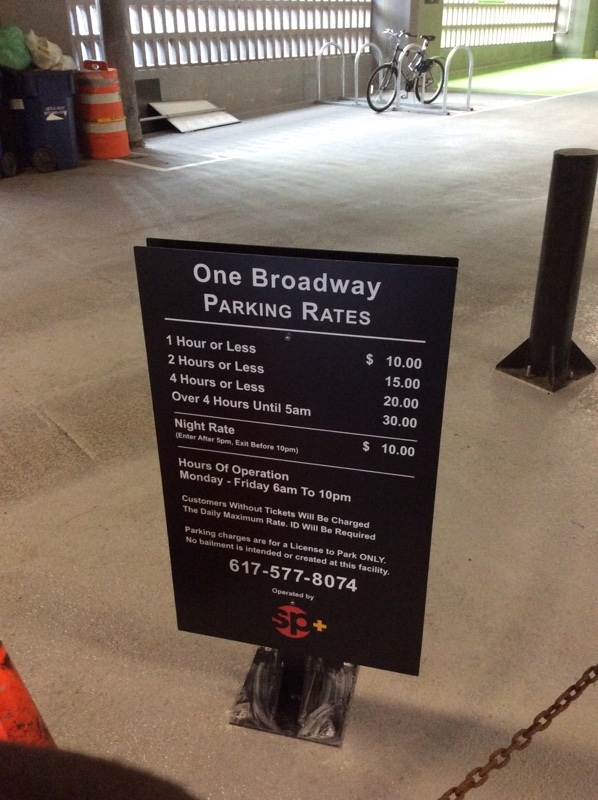 Street view of One Broadway Garage