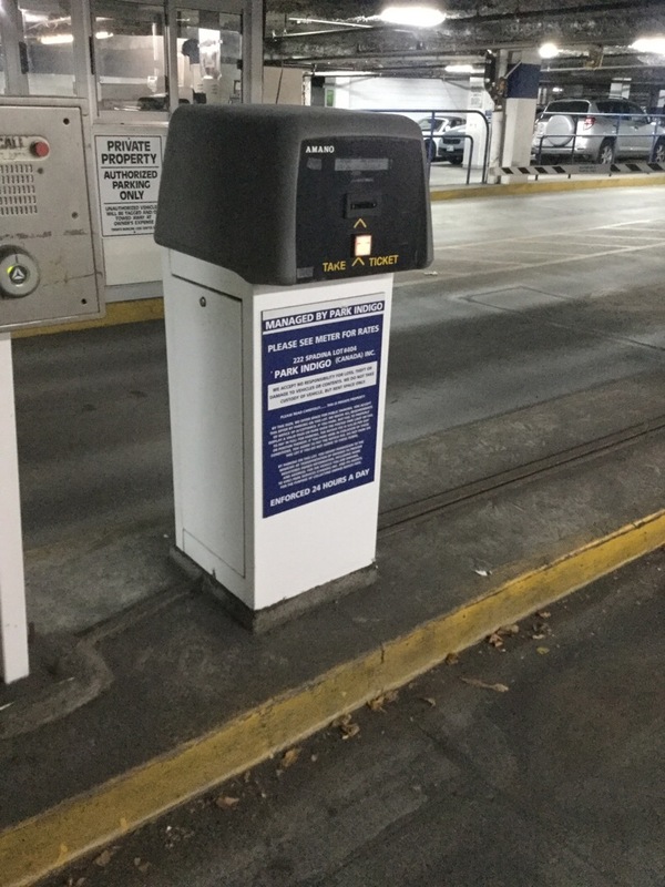 Street view of 222 Spadina - Underground Parking Garage