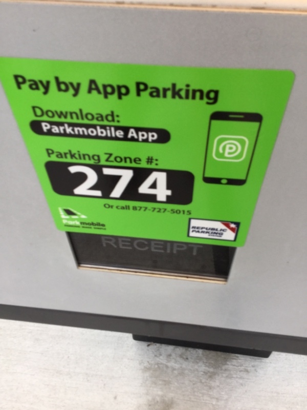 Street view of E 3rd St Parking Lot