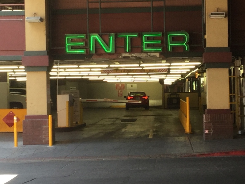 Street view of City Hall Parking Garage