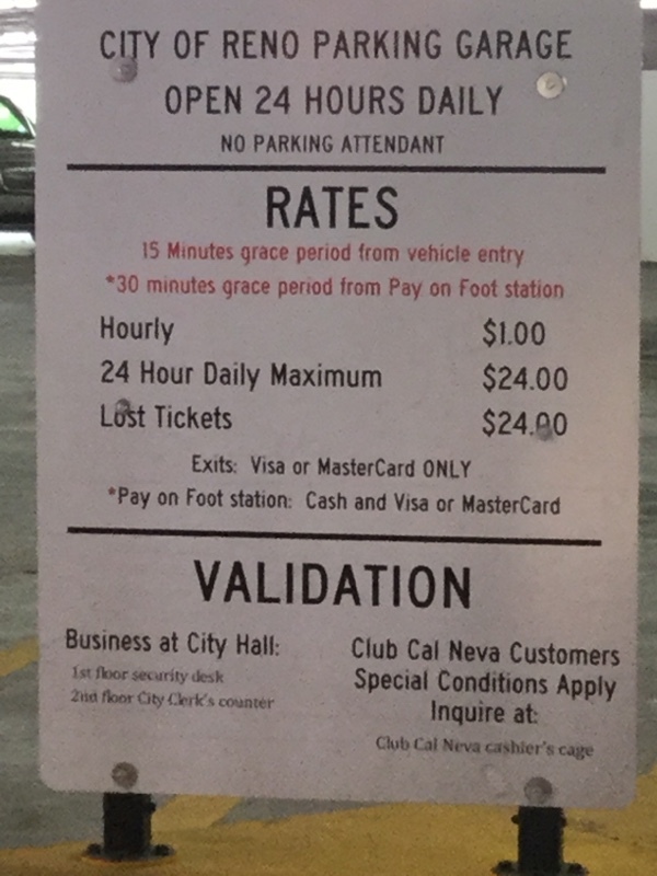 Street view of City Hall Parking Garage