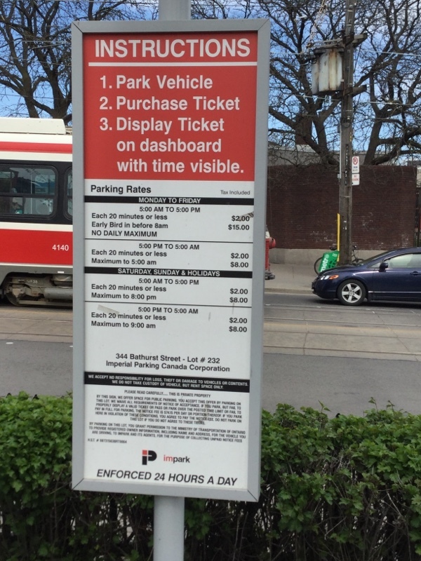 Street view of Bathurst Street - Lot #232