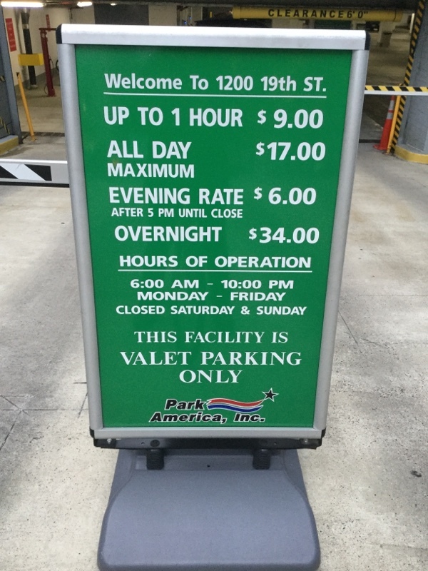 Street view of 1200 19th Street NW Garage