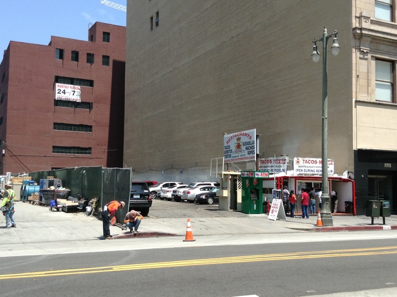 Street view of S Broadway Lot